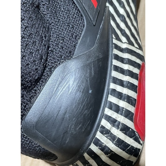 Adidas UltraBoost Size 10.5 - Striped Boost 2020 Black Red YYA 606001 FY8382 Men main image 6